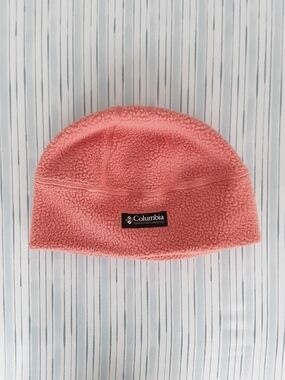 Columbia Pink Fleece Beanie Hat